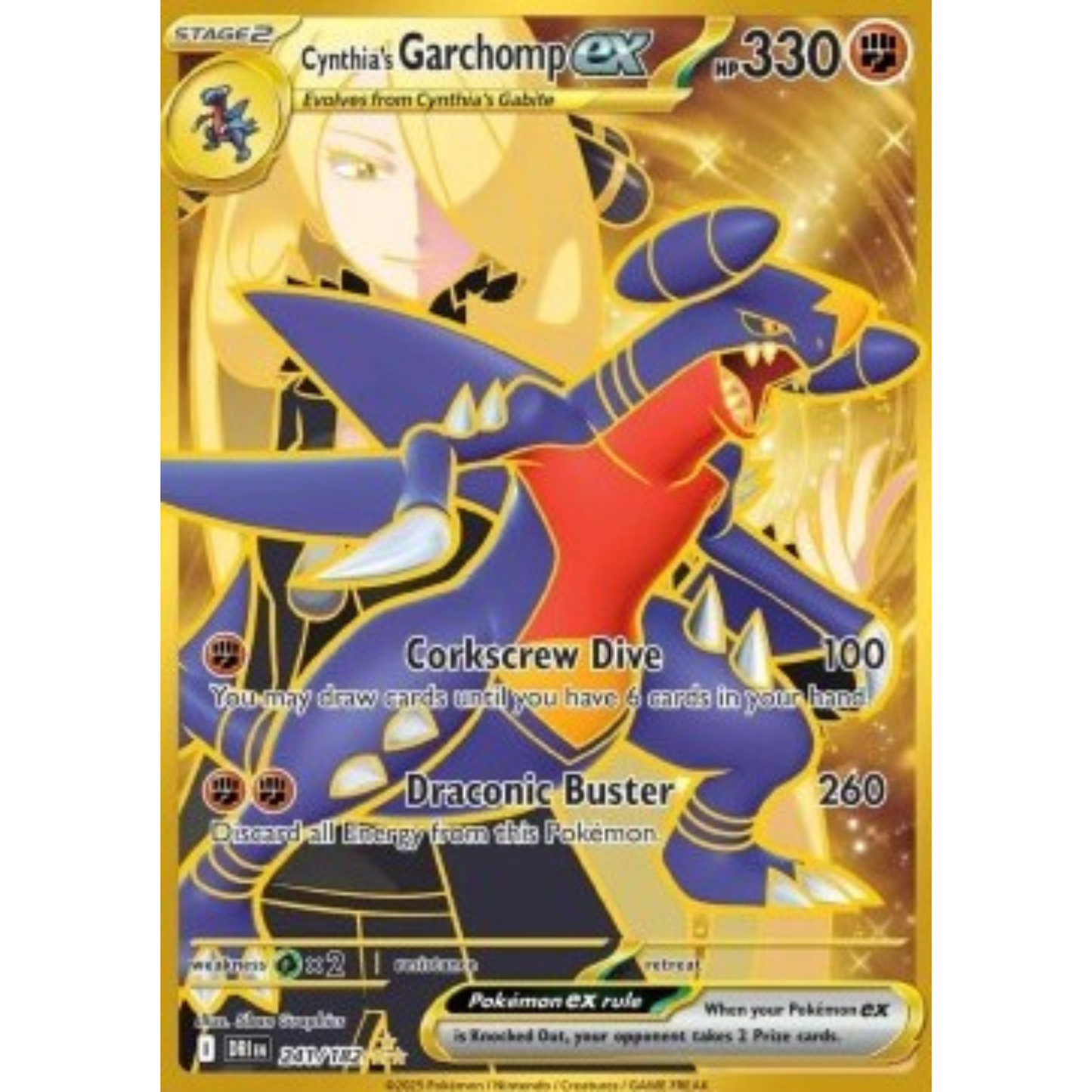 DRI 241 - Cynthia's Garchomp ex
