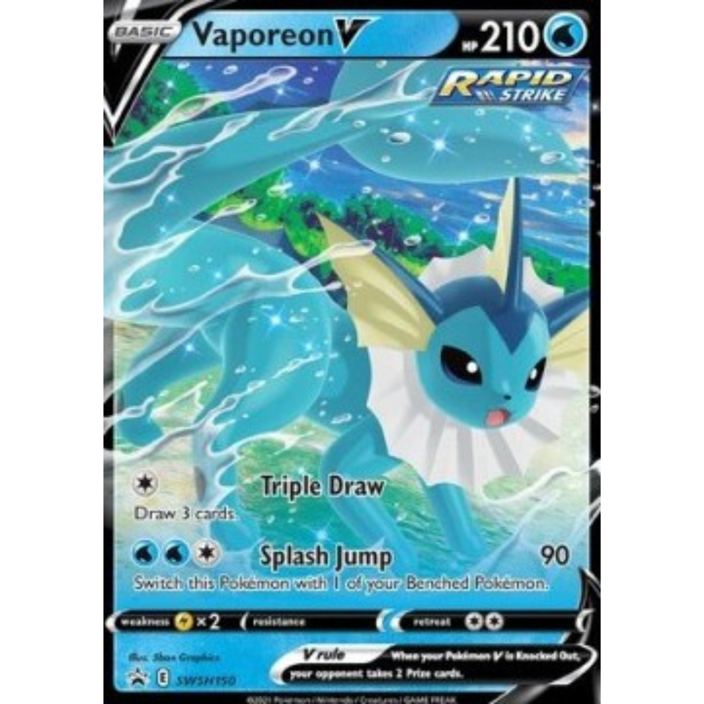 SWSH 150 - Vaporeon V