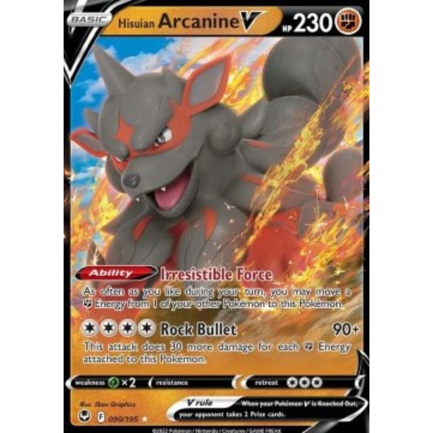 SIT 090 - Hisuian Arcanine V