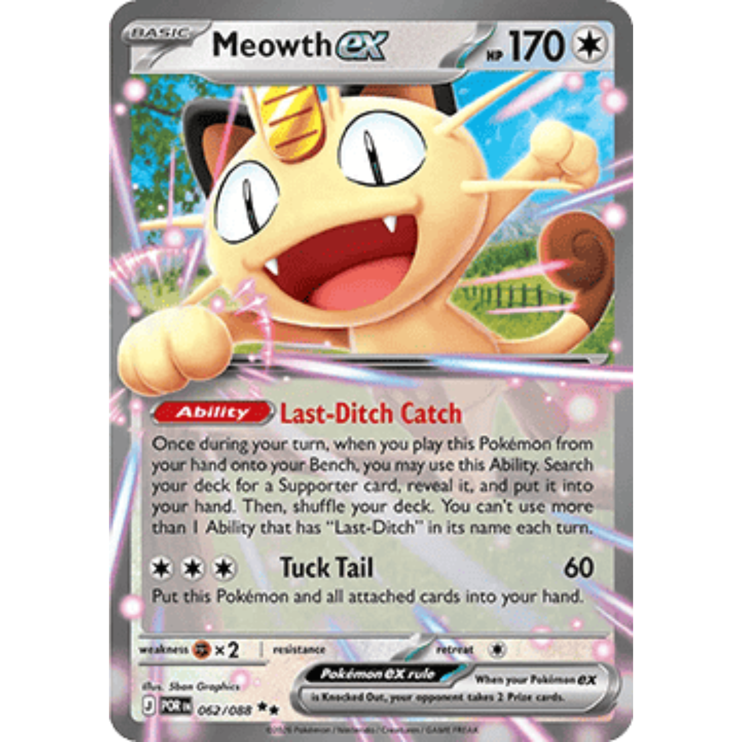 POR 062 - Meowth ex