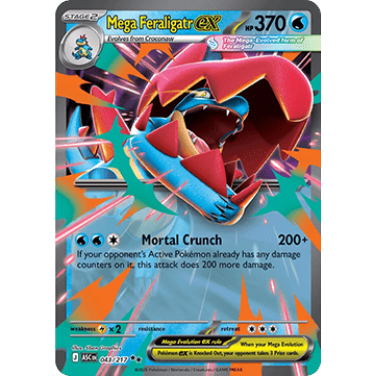 ASC 043 - Mega Feraligatr ex