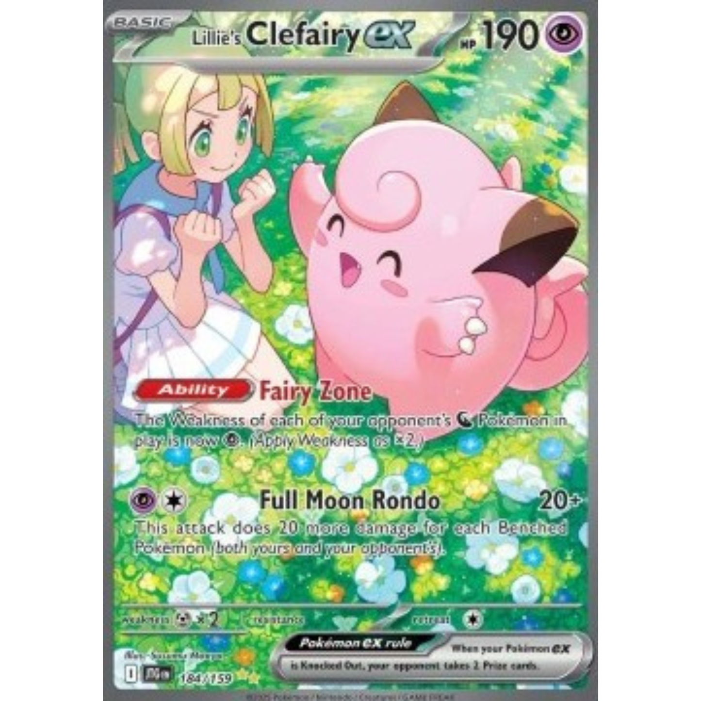 JTG 184 - Lillie's Clefairy ex