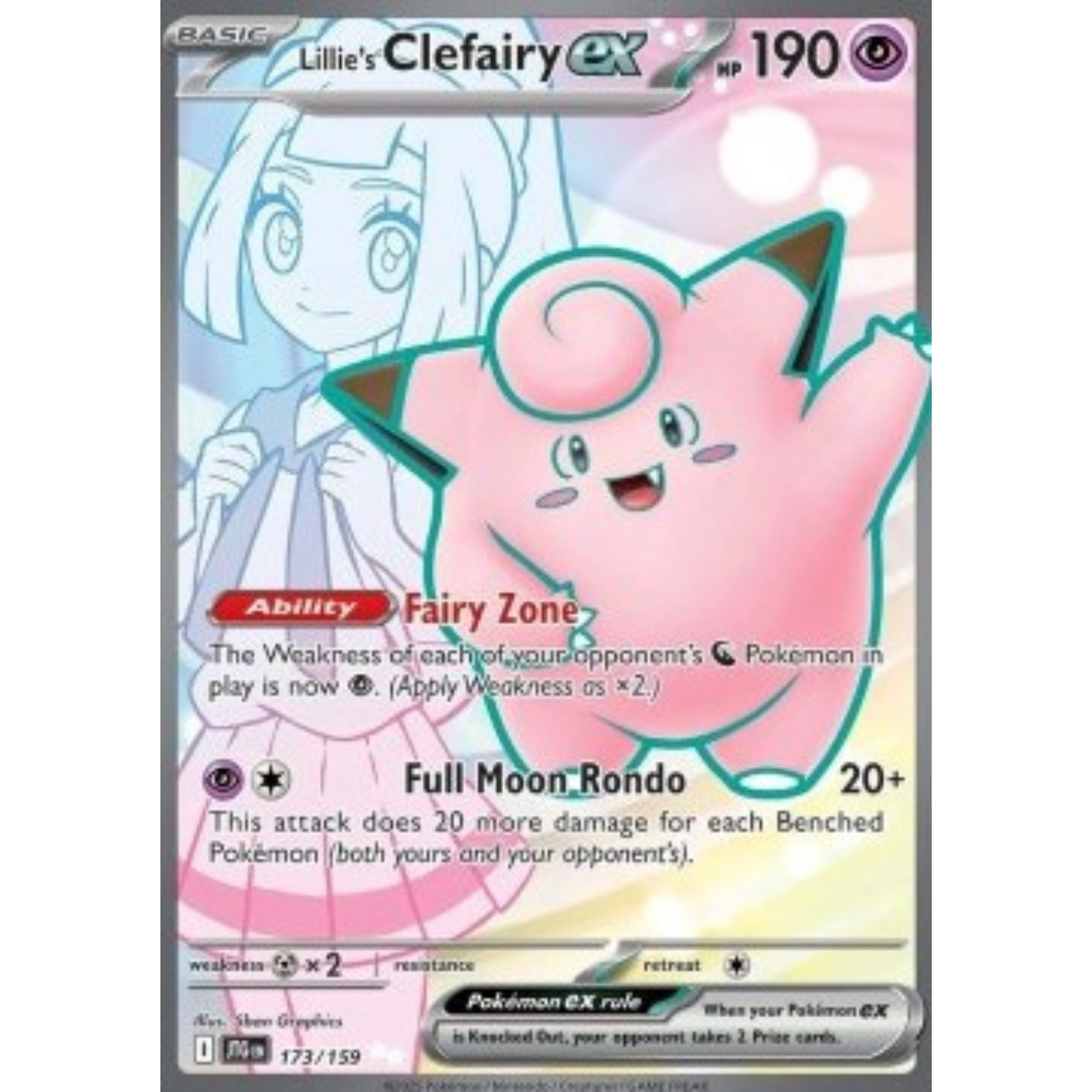 JTG 173 - Lillie's Clefairy ex
