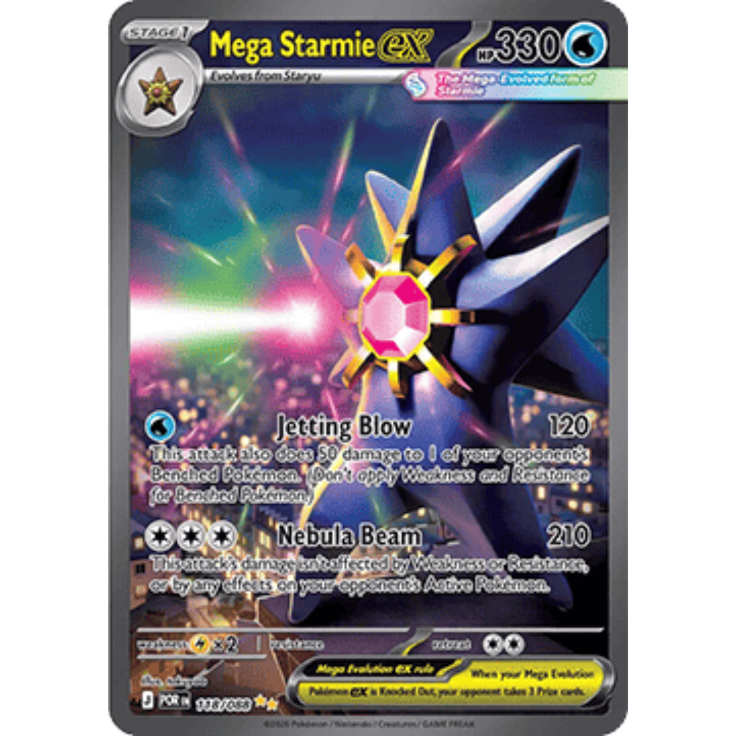 POR 118 - Mega Starmie ex