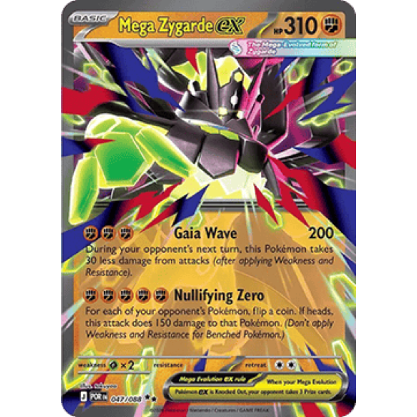 POR 047 - Mega Zygarde ex