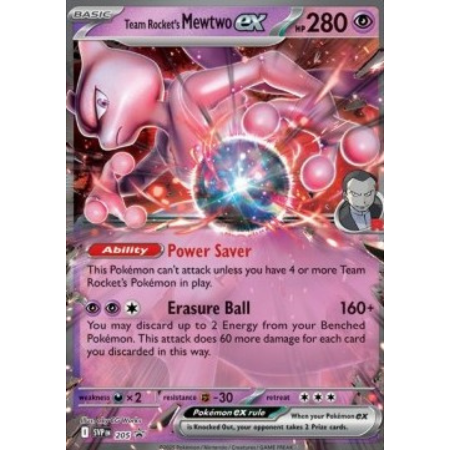 SVP 205 - Team Rocket's Mewtwo ex