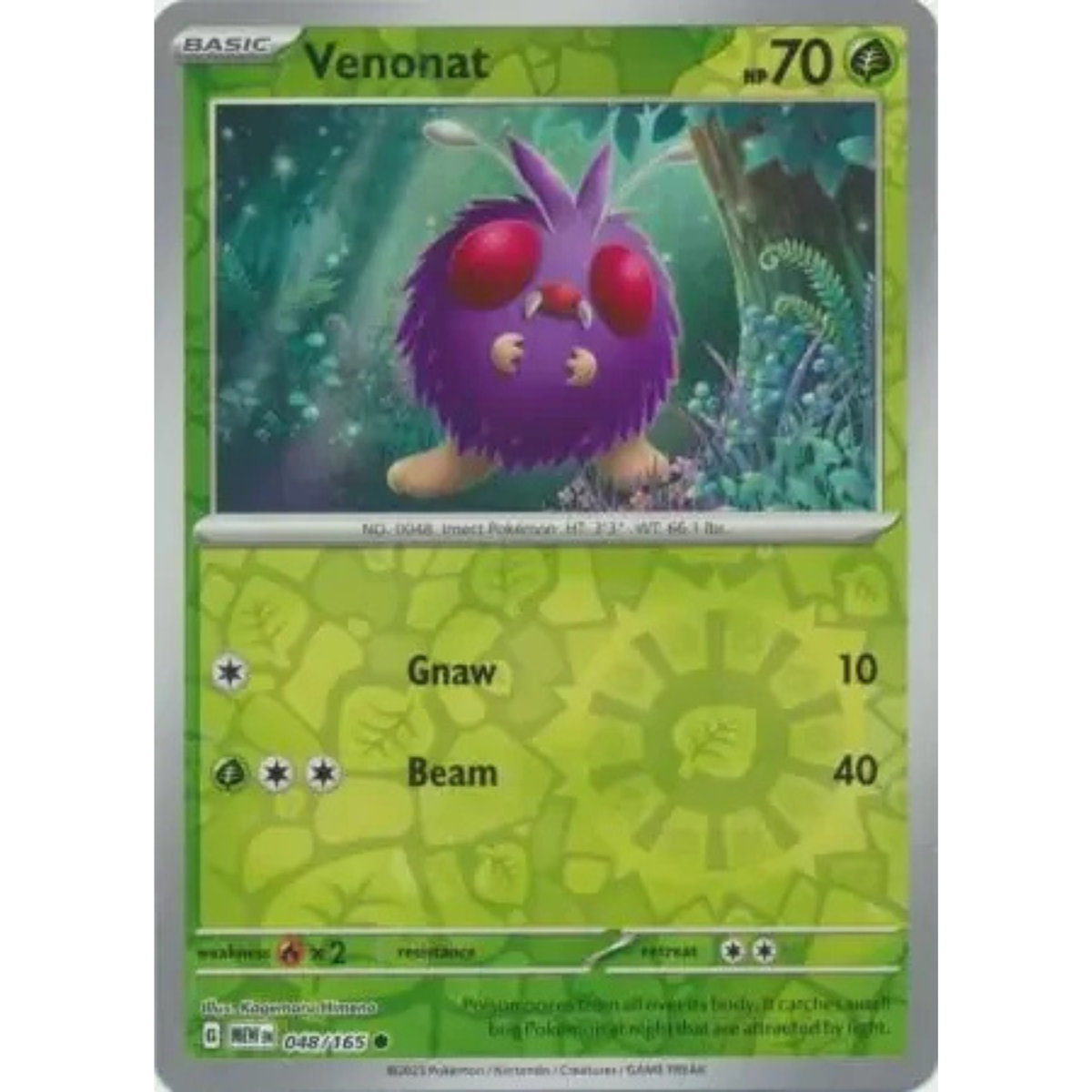 MEW 048 - Venonat Reverse