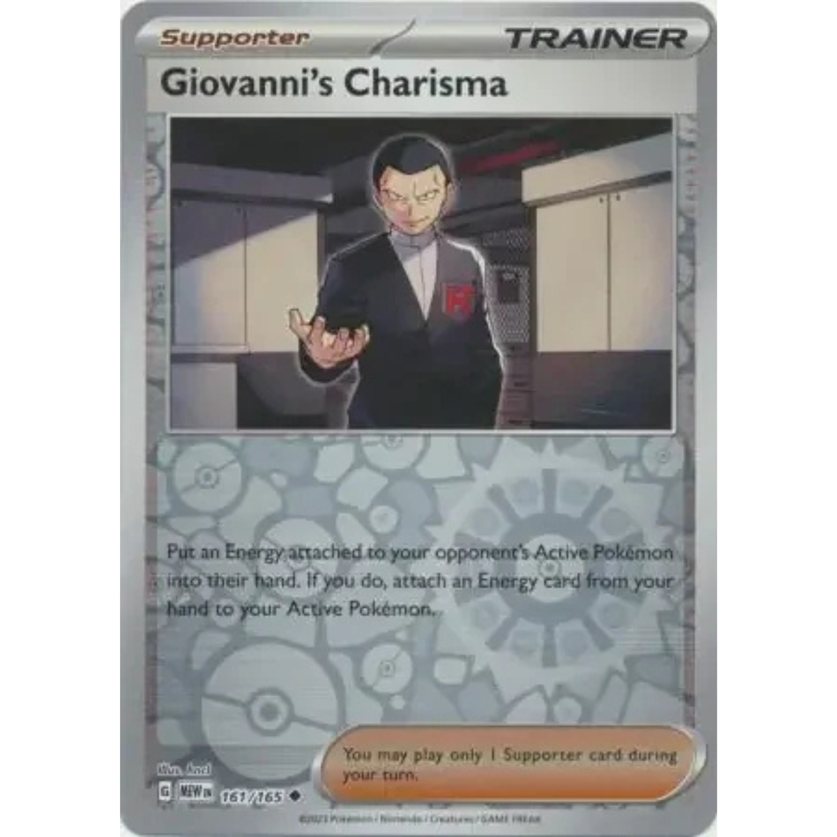 MEW 161 - Giovanni's Charisma Reverse