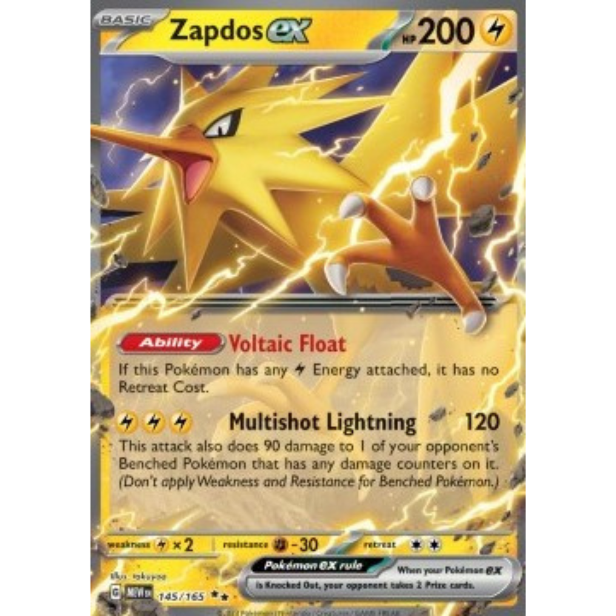 MEW 145 - Zapdos EX