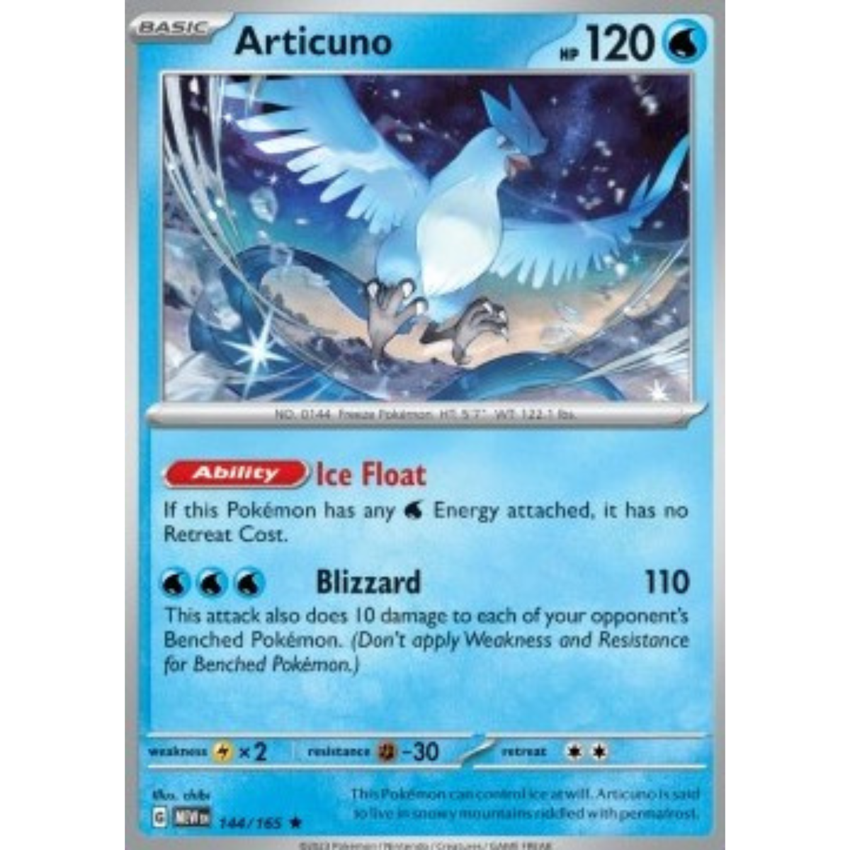 MEW 144 - Articuno Holo