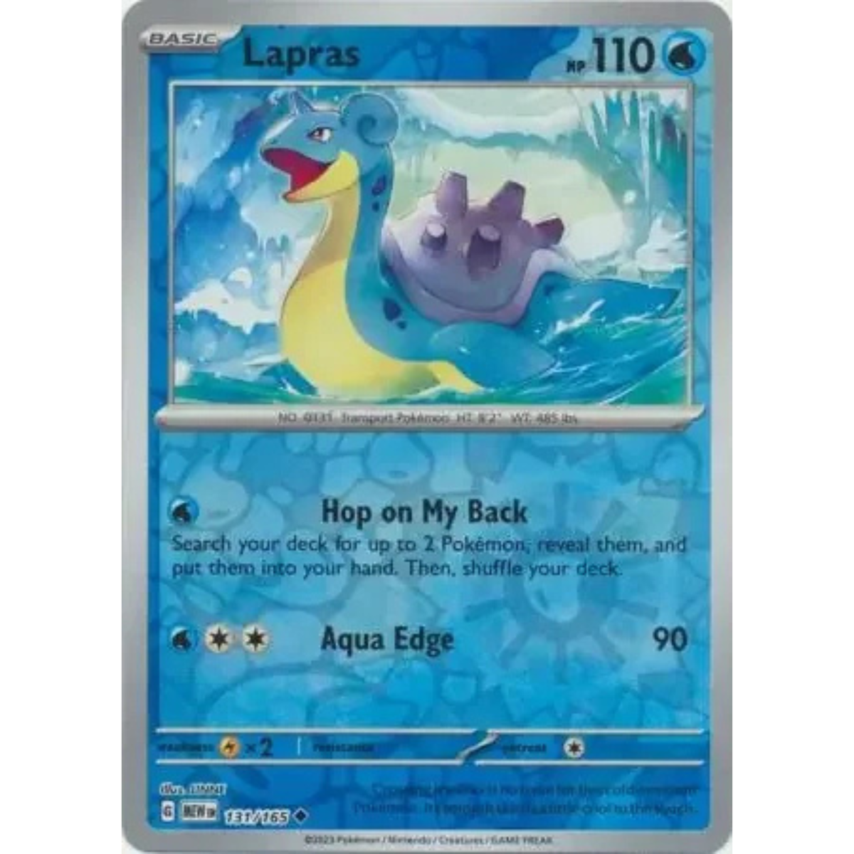 MEW 131 - Lapras Reverse