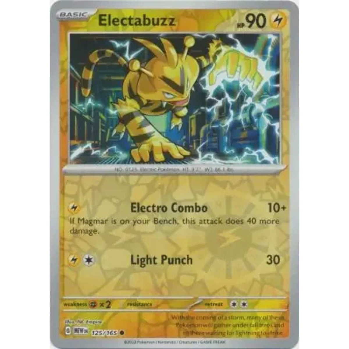 MEW 125 - Electabuzz Reverse