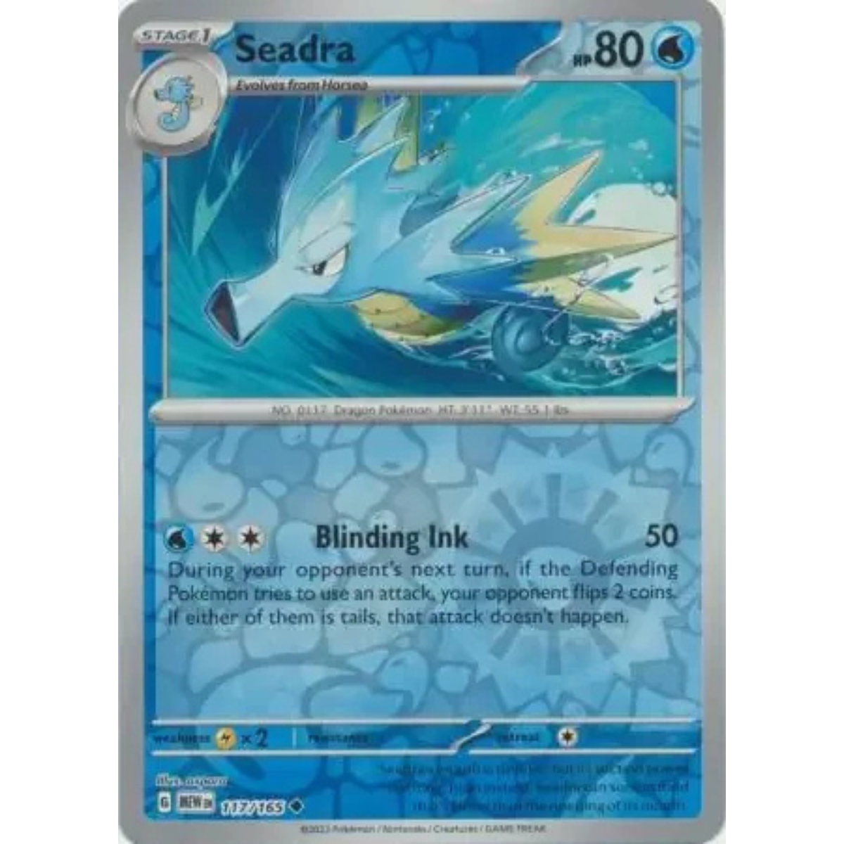MEW 117 -Seadra Reverse