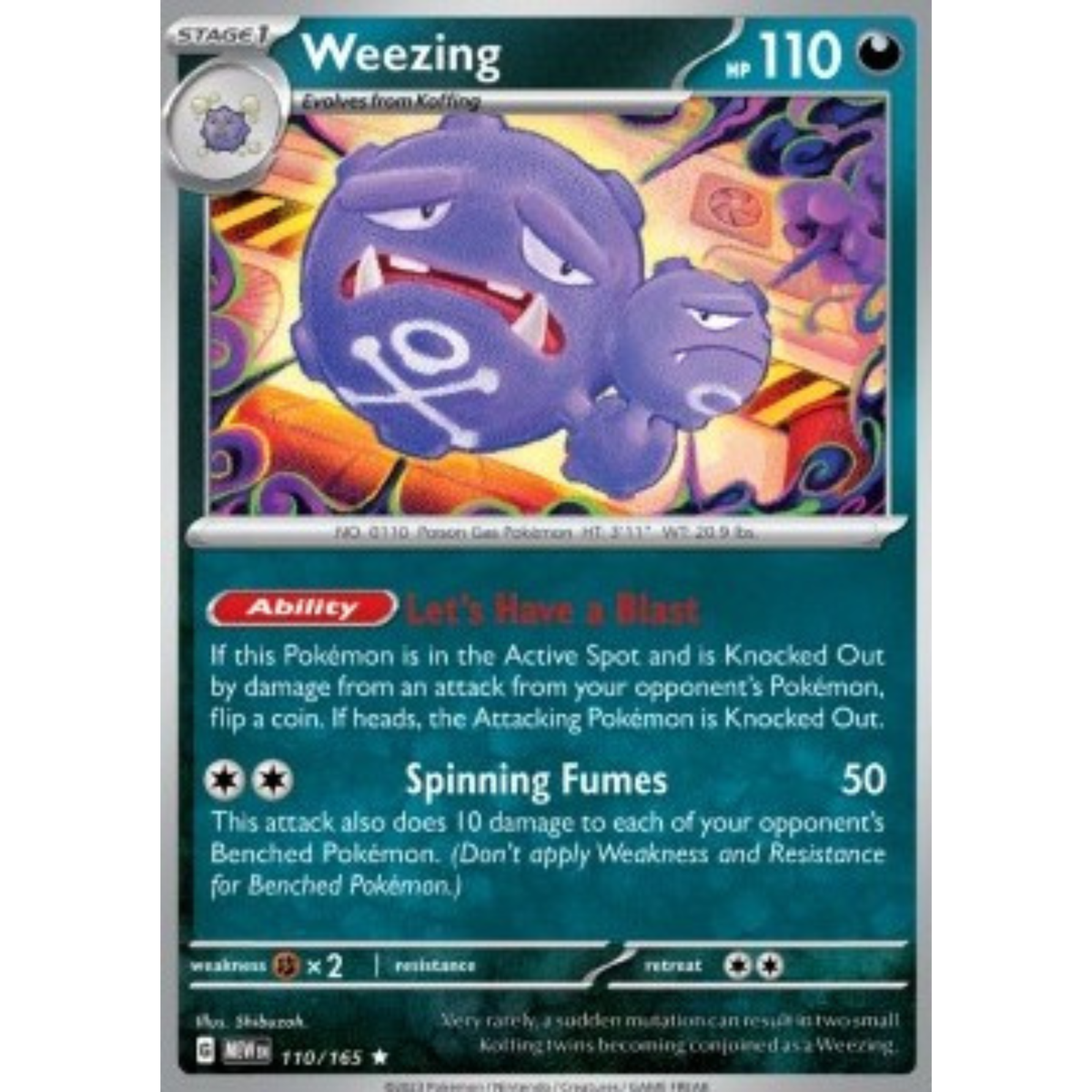 MEW 110 - Weezing Holo