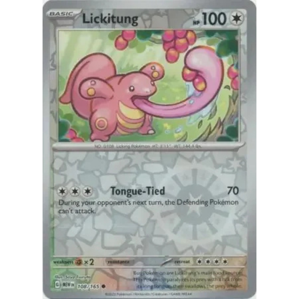 MEW 108 - Lickitung Reverse