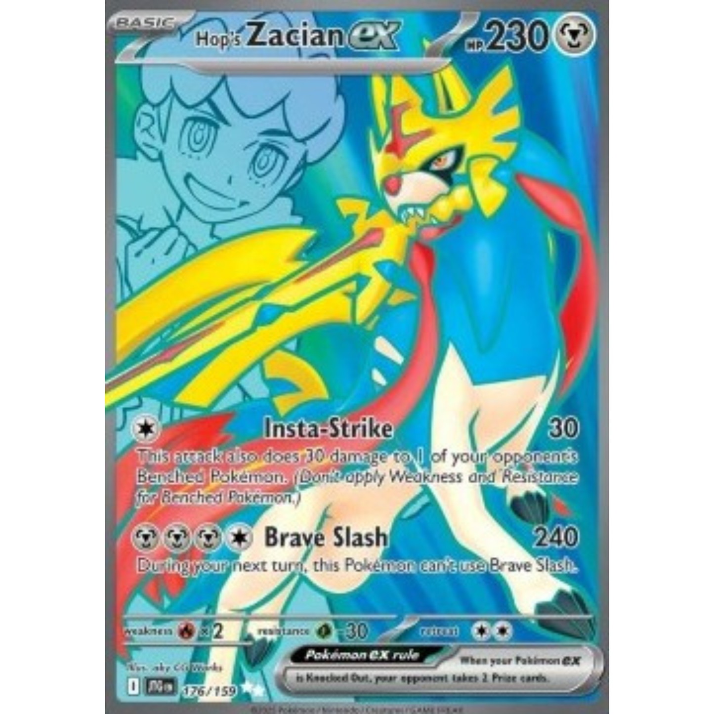 JTG 176 - Hop's Zacian ex