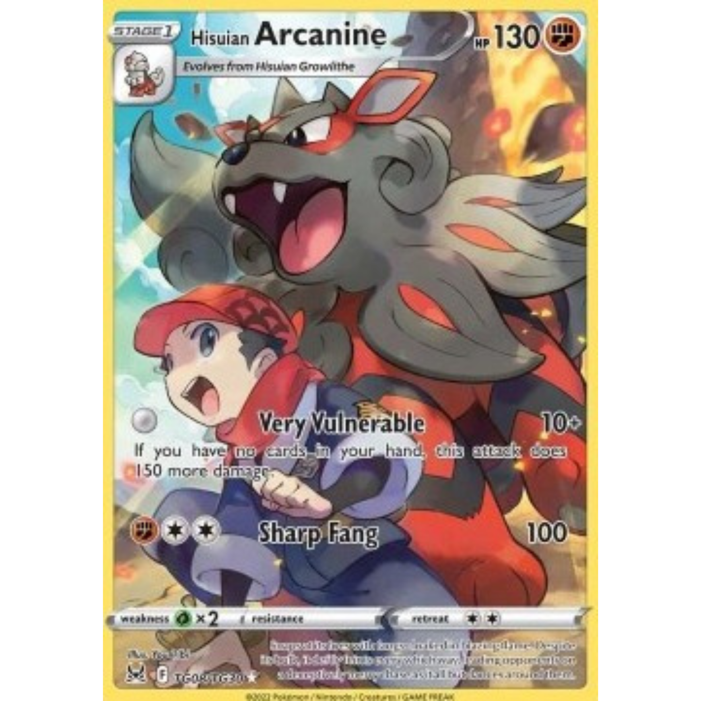 LOR TG08 - Hisuian Arcanine