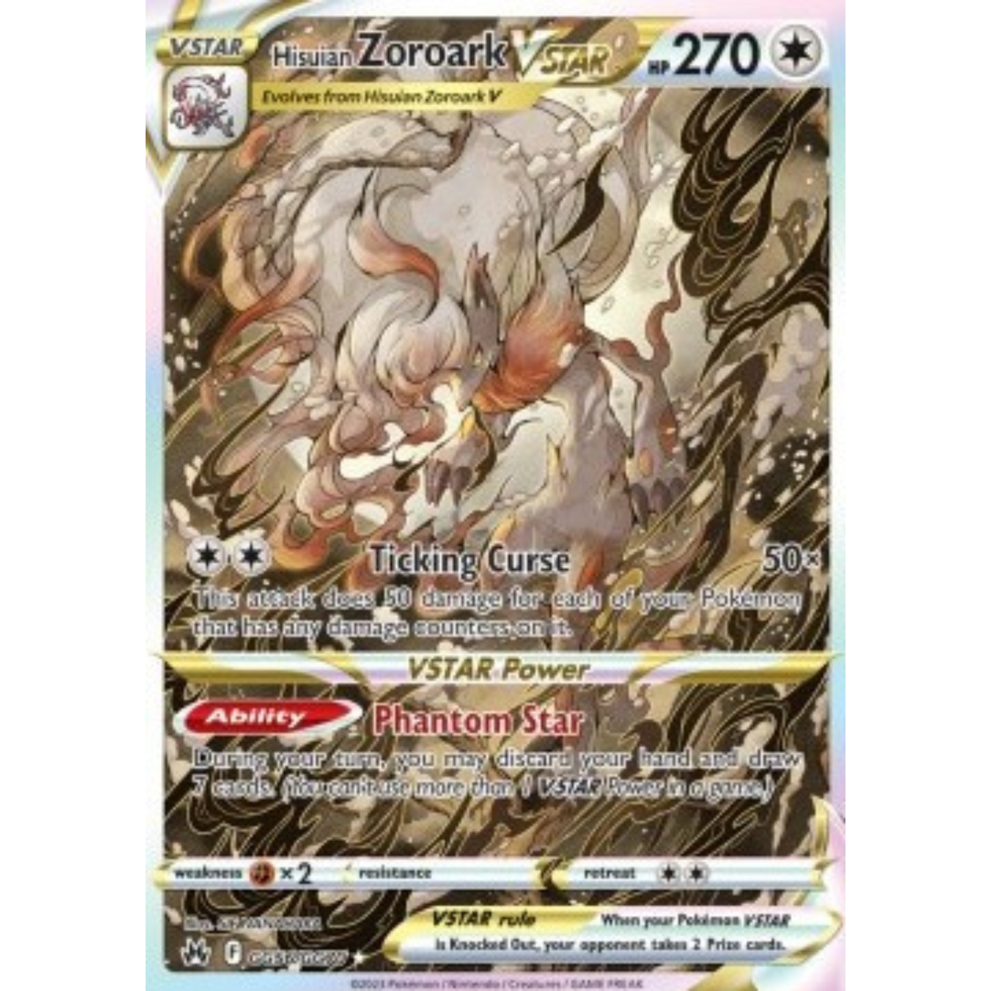 CRZ GG56 - Hisuian Zoroark VStar