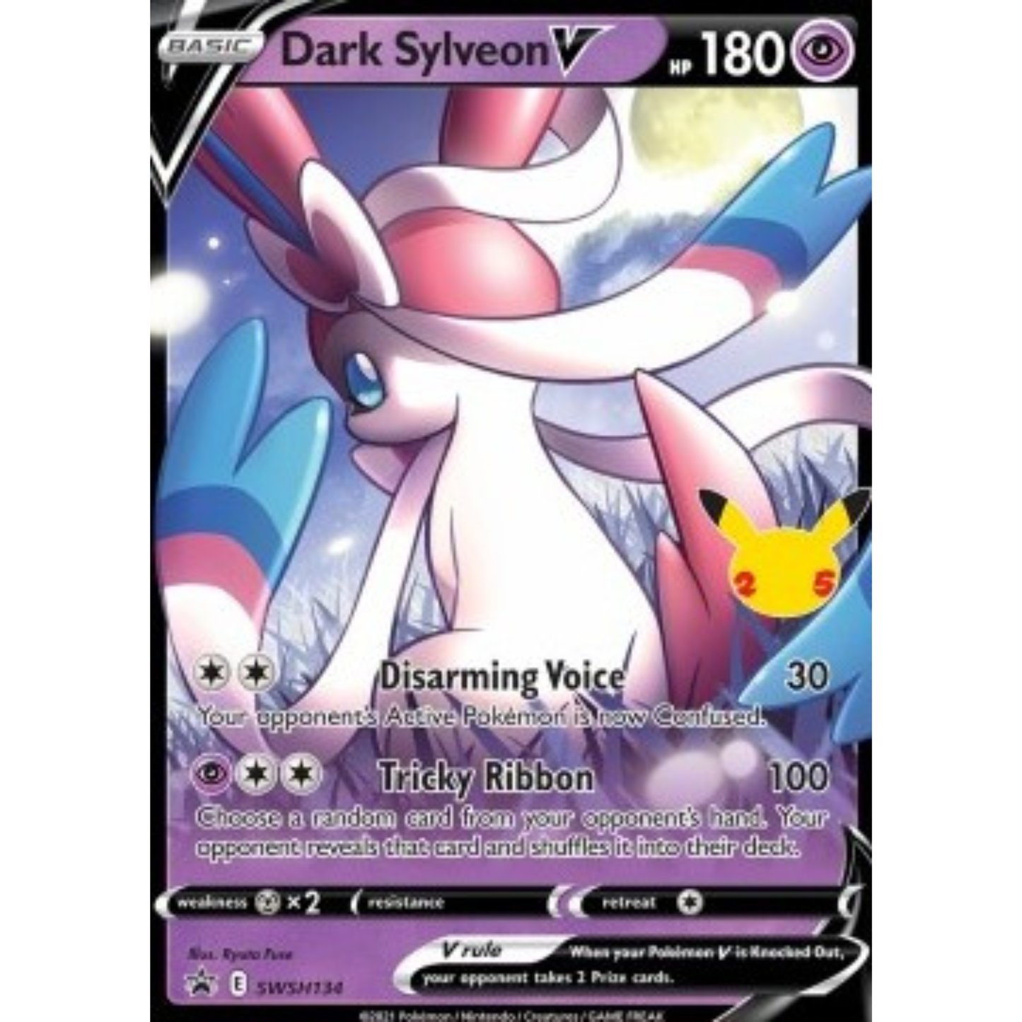 SWSH 134 - Dark Sylveon V