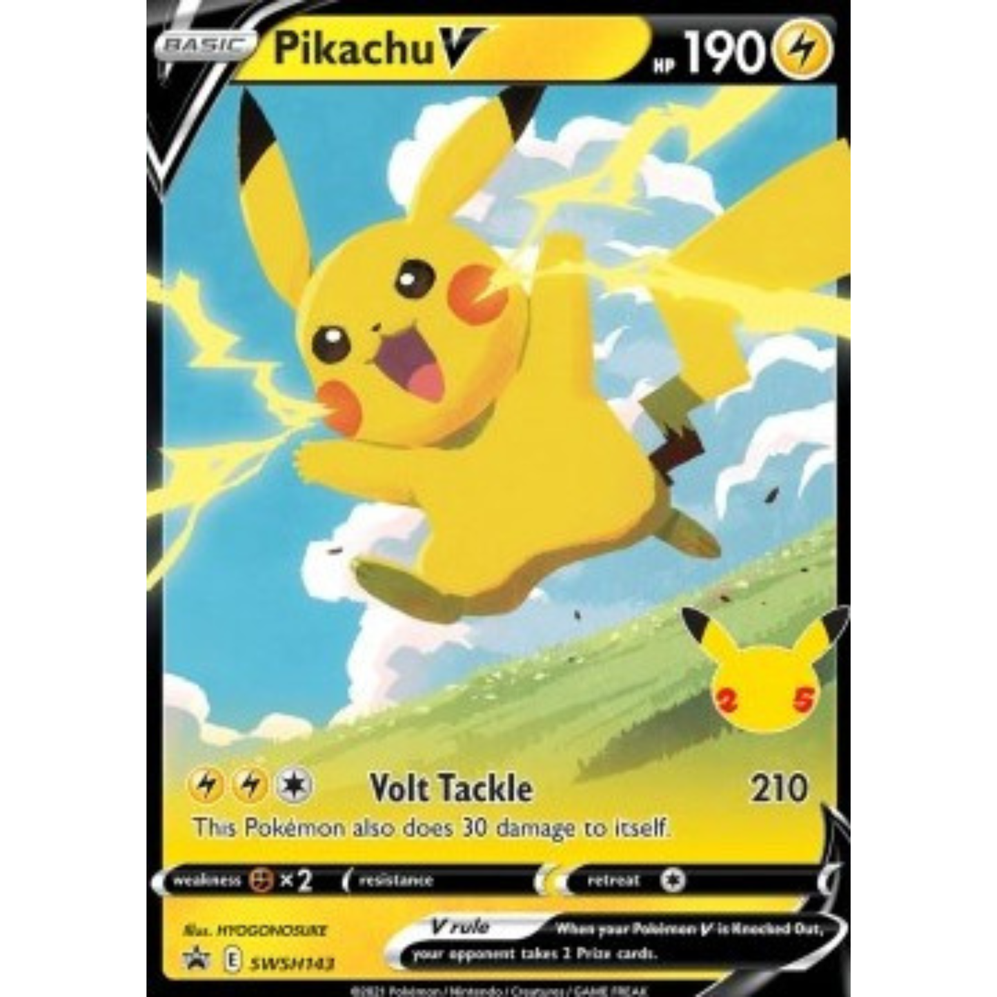 SWSH 143 - Pikachu V