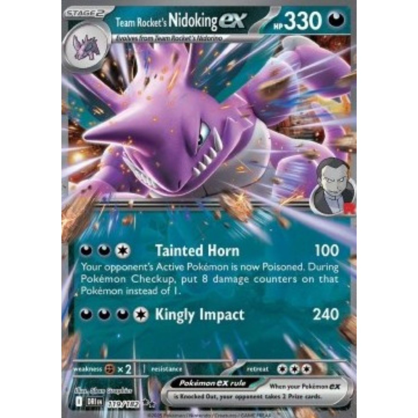 DRI 119 - Team Rocket's Nidoking ex