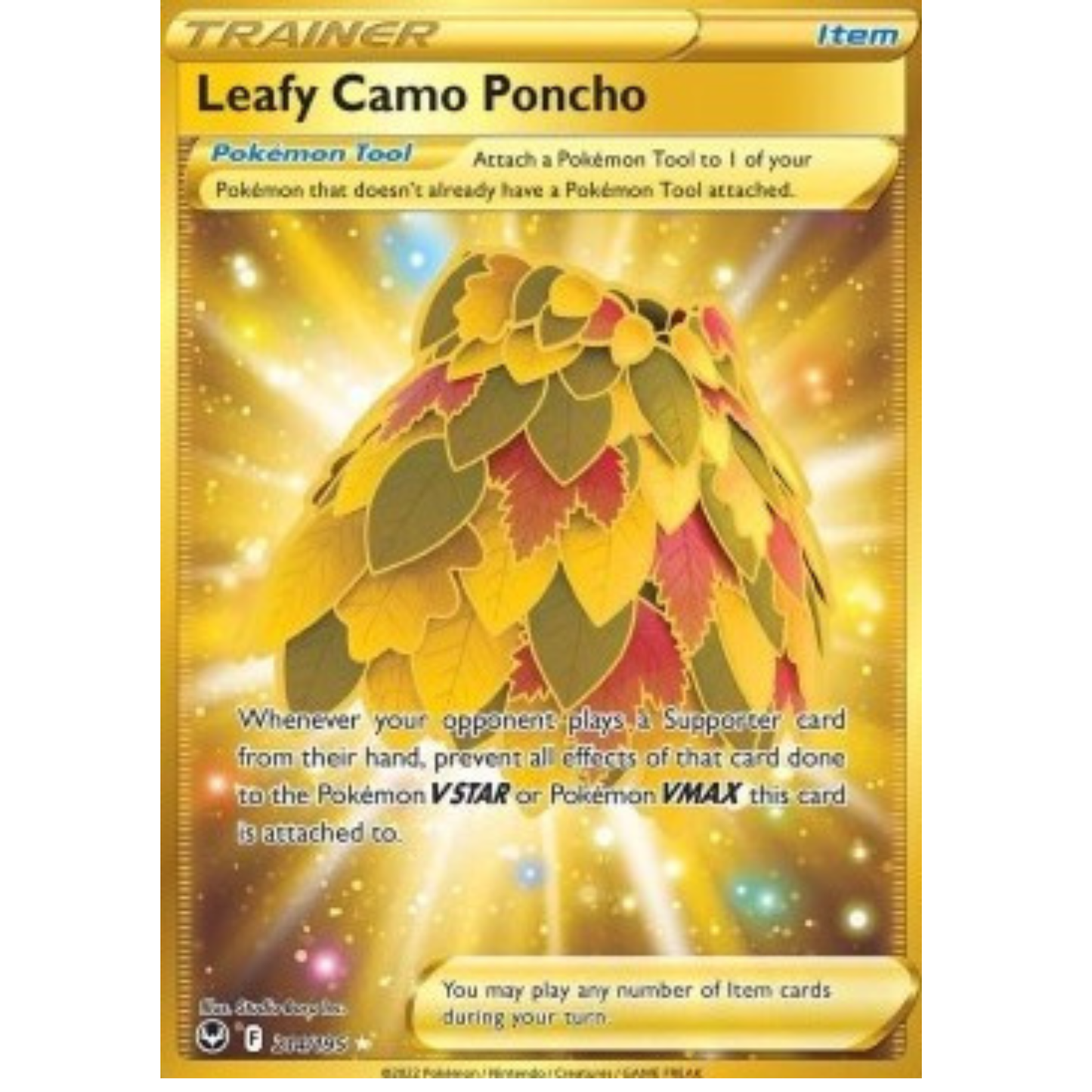 SIT 214 - Leafy Camo Poncho