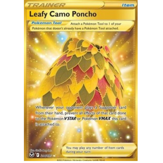 SIT 214 - Leafy Camo Poncho