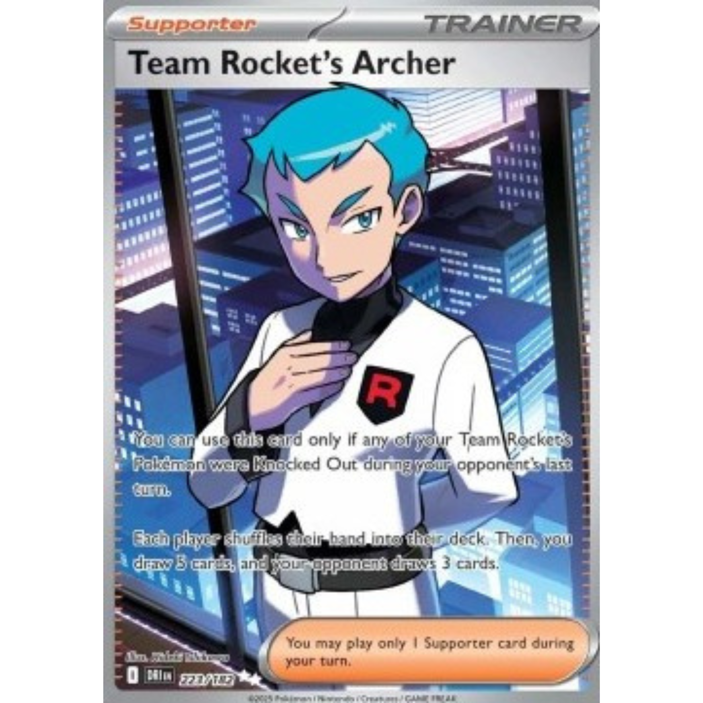 DRI 223 - Team Rocket's Archer (DRI 223) Destined Rivals - Singles