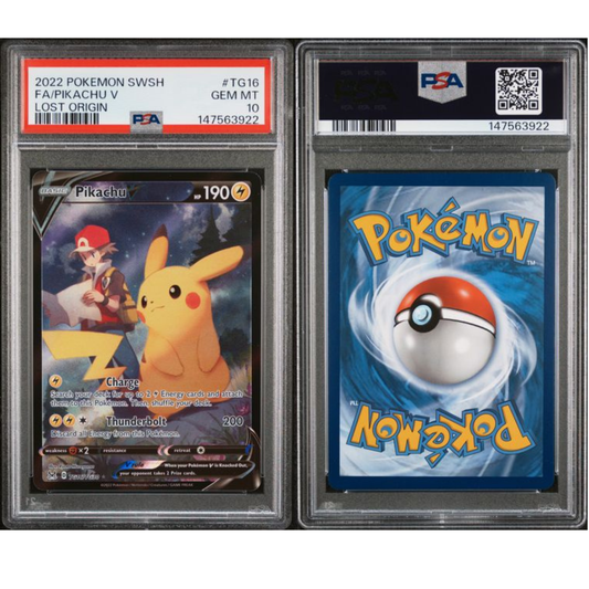 LOR TG 16 - Pikachu V PSA 10