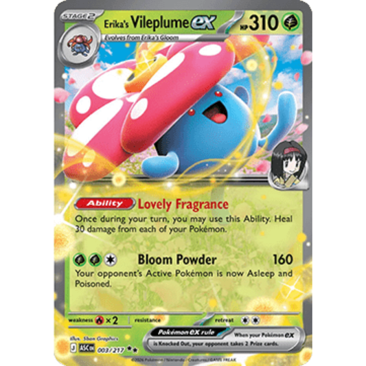 ASC 003 - Erika's Vileplume ex (ASC 003) Ascended Heroes - Singles