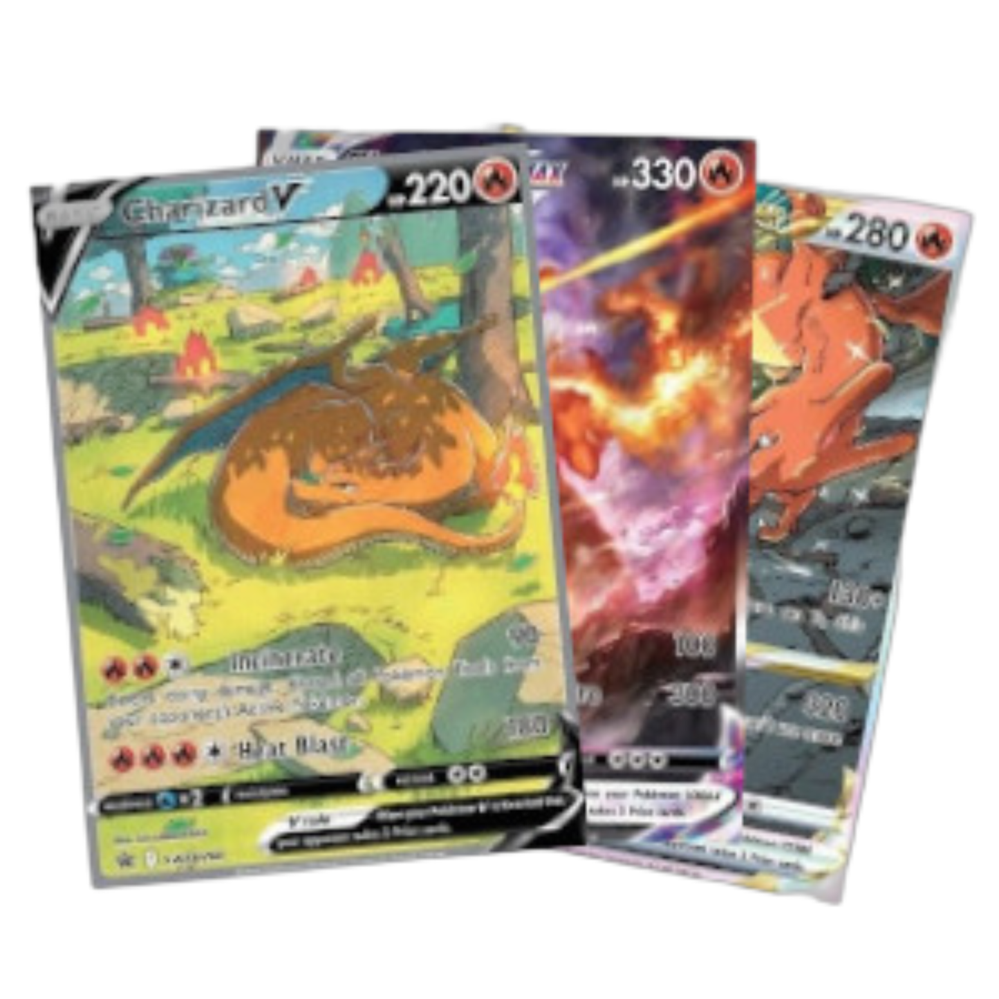 Sealed SWSH Charizard 260+261+262