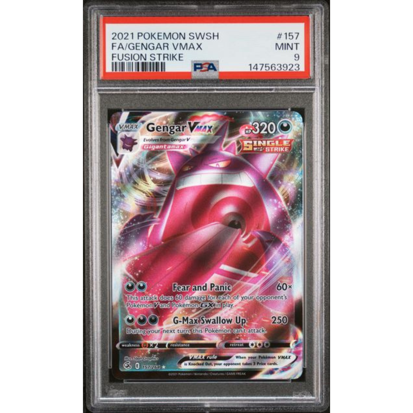 FST 157 - Gengar VMAX PSA 9