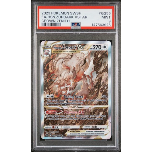 CRZ GG56 - Hisuian Zoroark VSTAR PSA 9