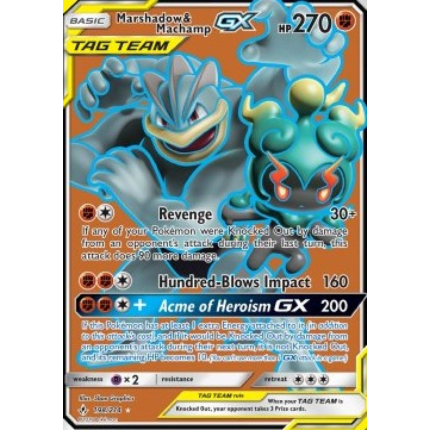 UNB 198 - Marshadow & Machamp GX