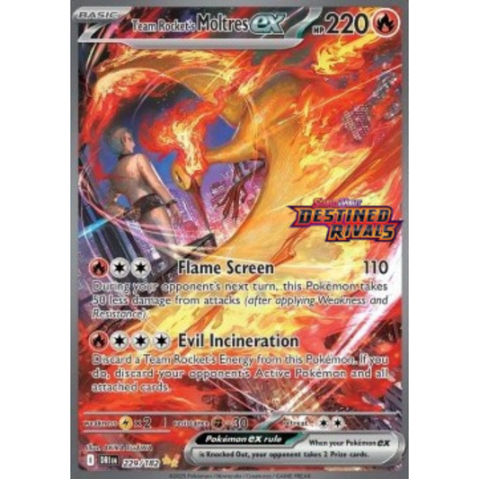 DRI 229 - Team Rocket's Moltres ex *STAMPED*