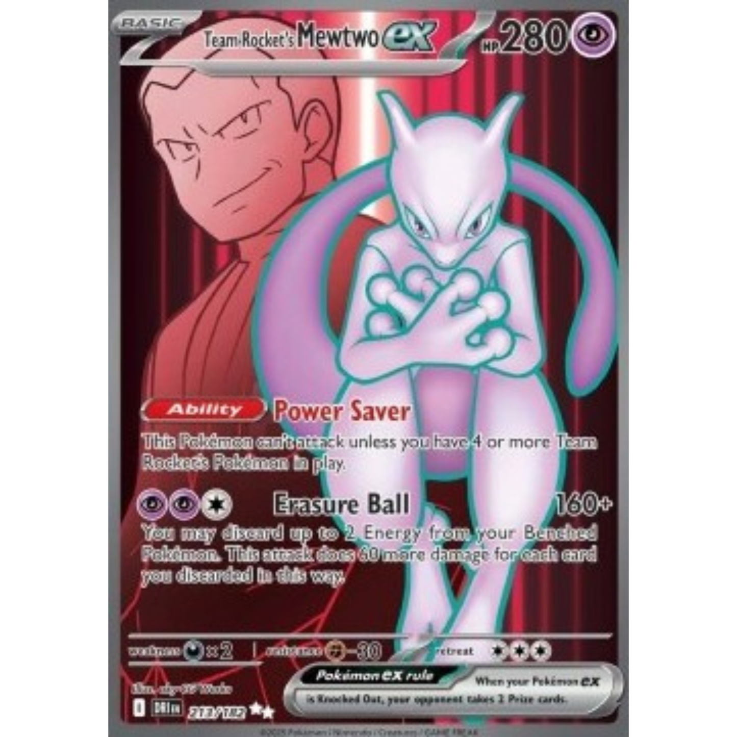 DRI 213 - Team Rocket's Mewtwo ex
