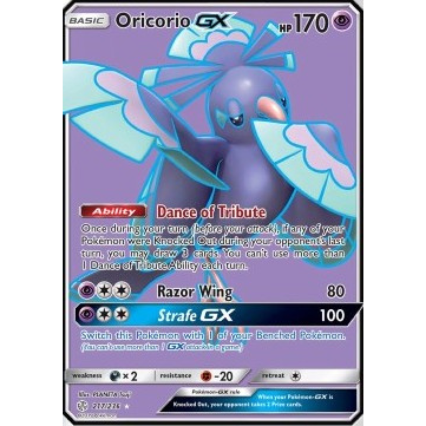 CEC 217 - Oricorio GX
