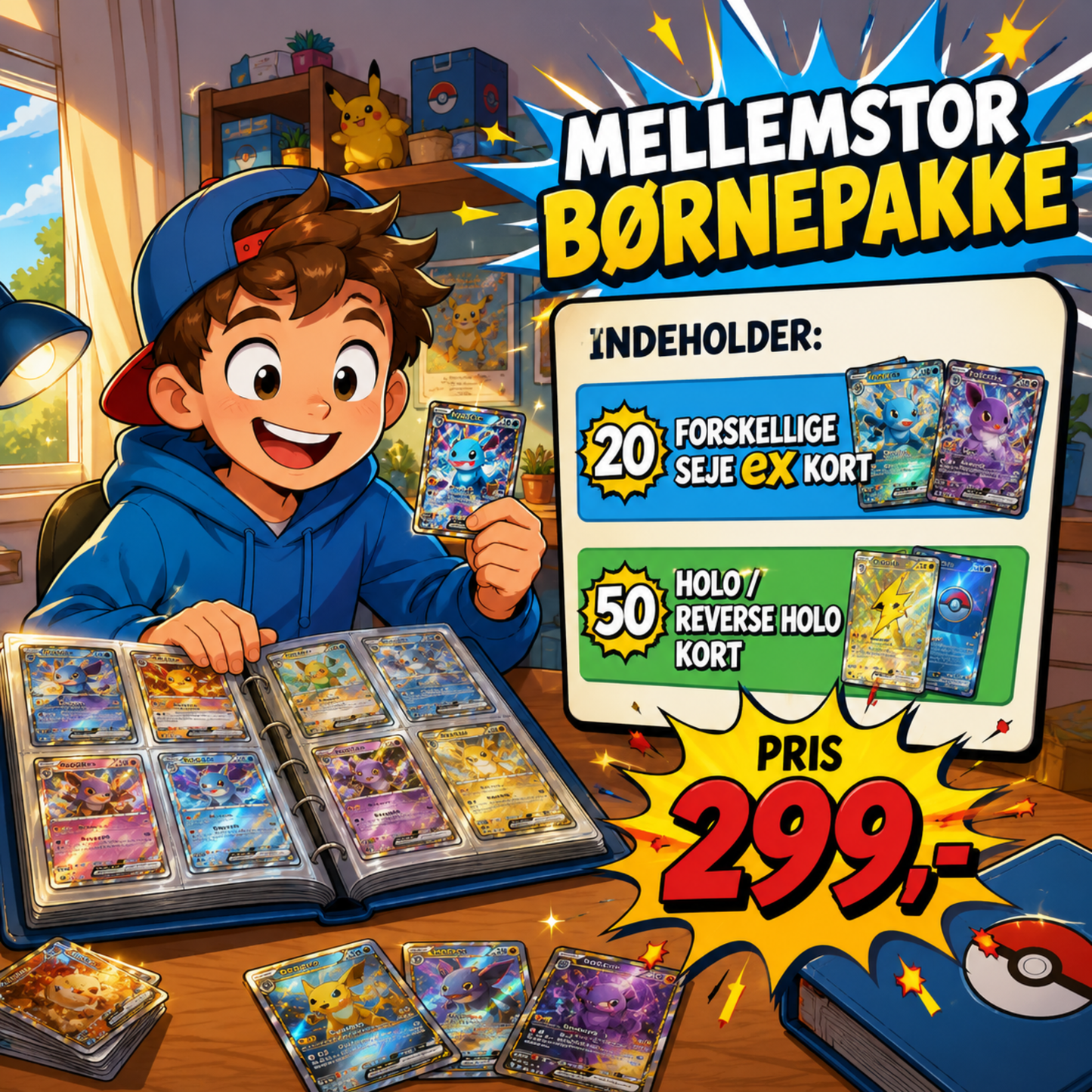 Mellemstor børnepakke