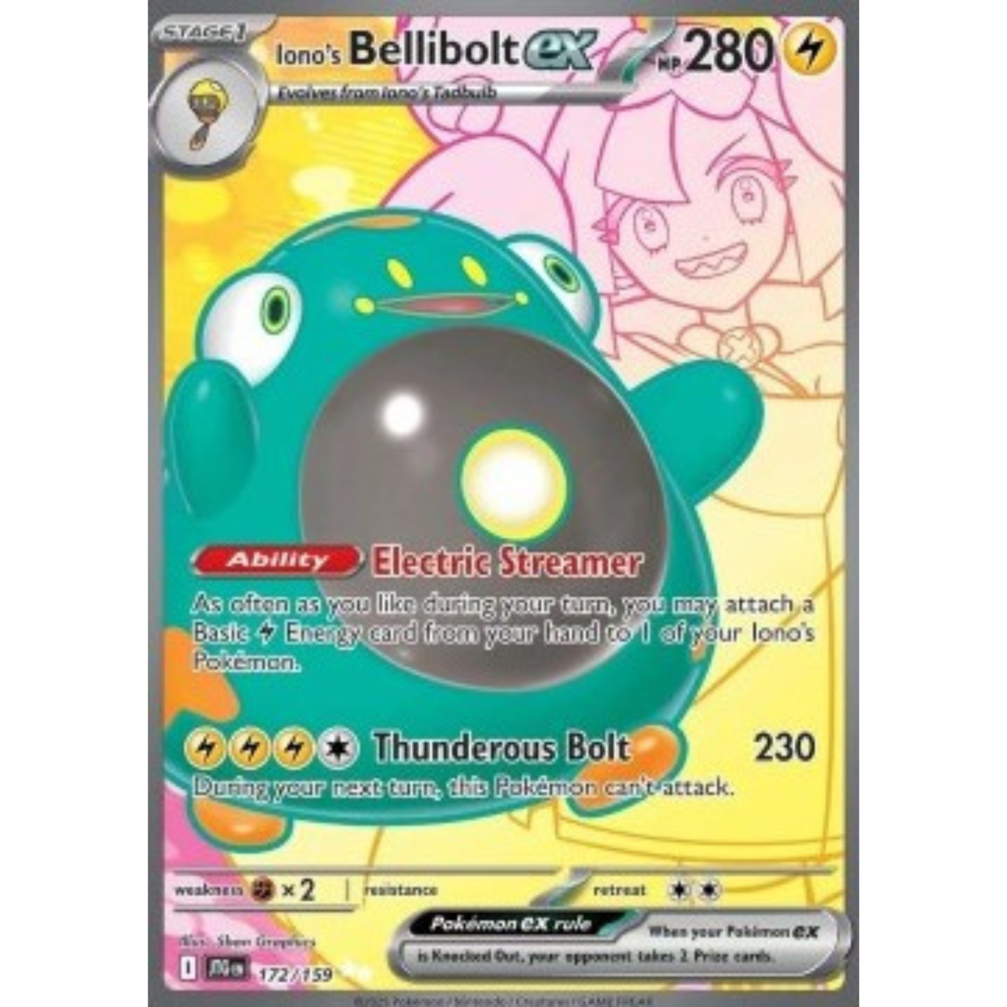 JTG 172 - Iono's Bellibolt ex