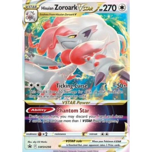 SWSH 298 - Hisuian Zoroark VSTAR
