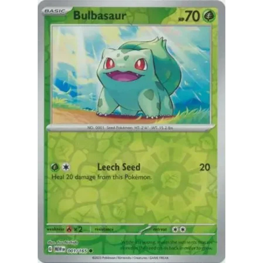 MEW 001 - Bulbasaur Reverse