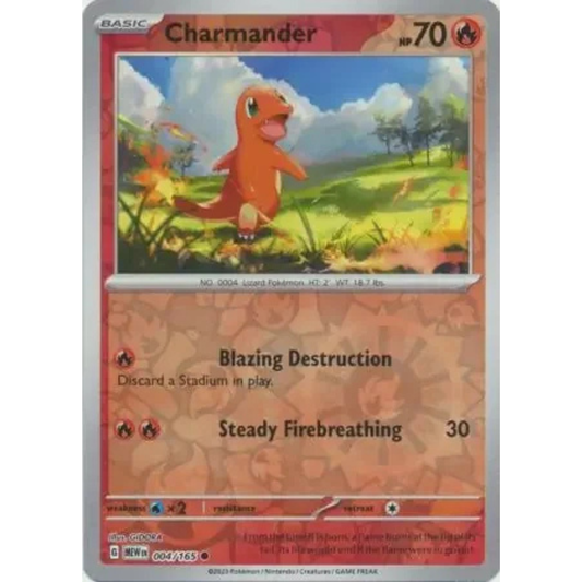 MEW 004 - Charmander Reverse