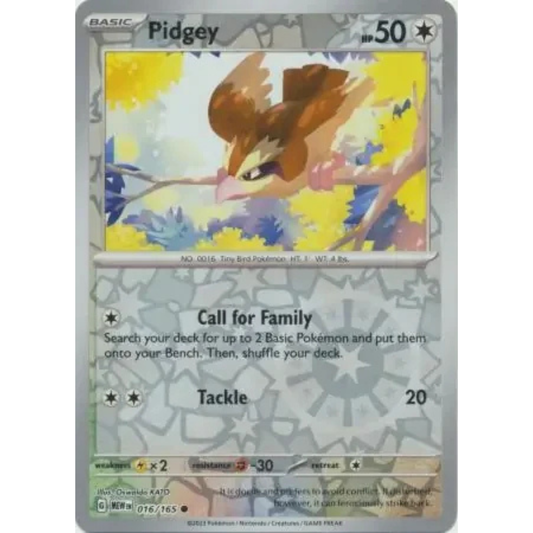 MEW 016 - Pidgey Reverse