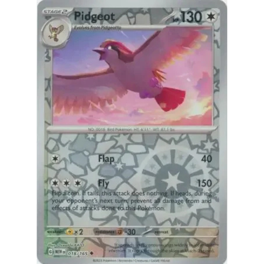 MEW 018 - Pidgeot Reverse