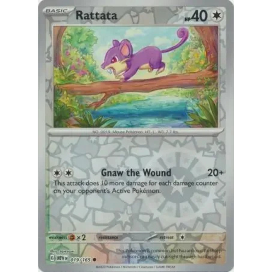 MEW 019 - Rattata Reverse