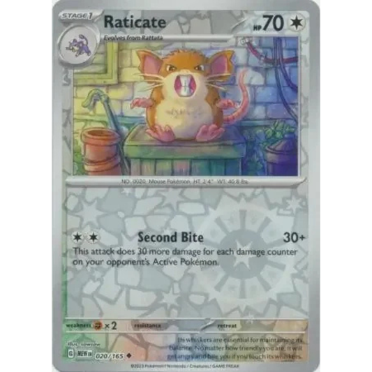 MEW 020 - Raticate Reverse