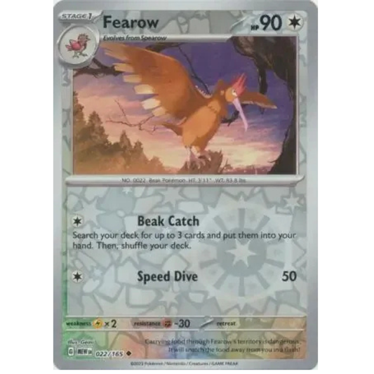 MEW 022 - Fearow Reverse