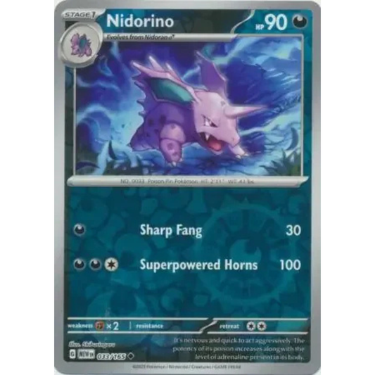MEW 033 - Nidorino Reverse