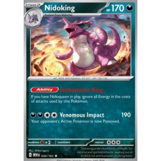MEW 034 - Nidoking Holo