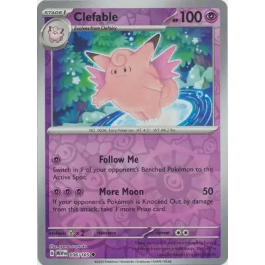 MEW 036 - Clefable Reverse